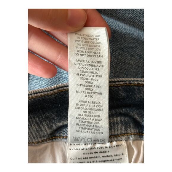 Good American Good Leg Flare denim jeans blue size 26 - Picture 6 of 6